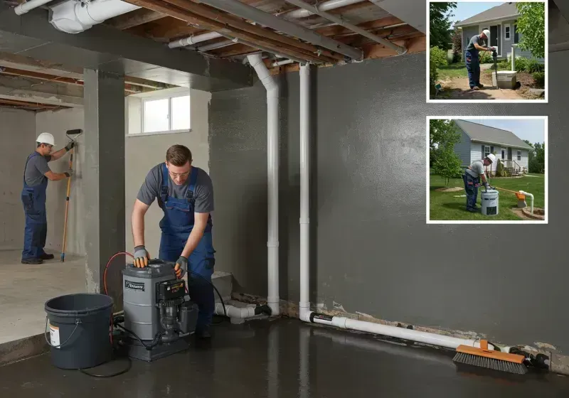 Basement Waterproofing and Flood Prevention process in Creola, AL